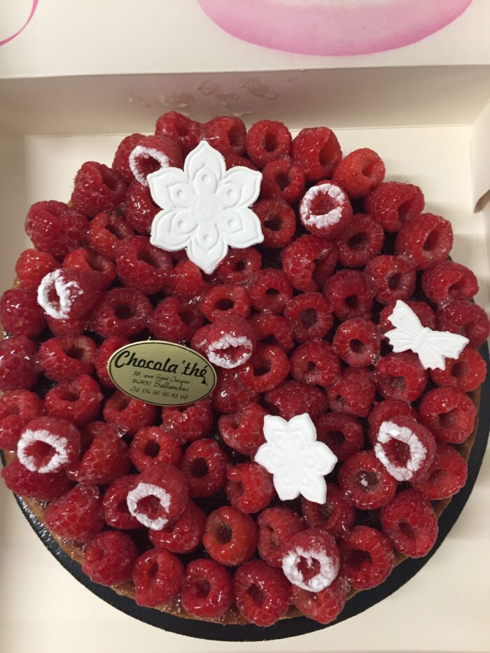 TARTE FRAMBOISES ou MYRTILLES