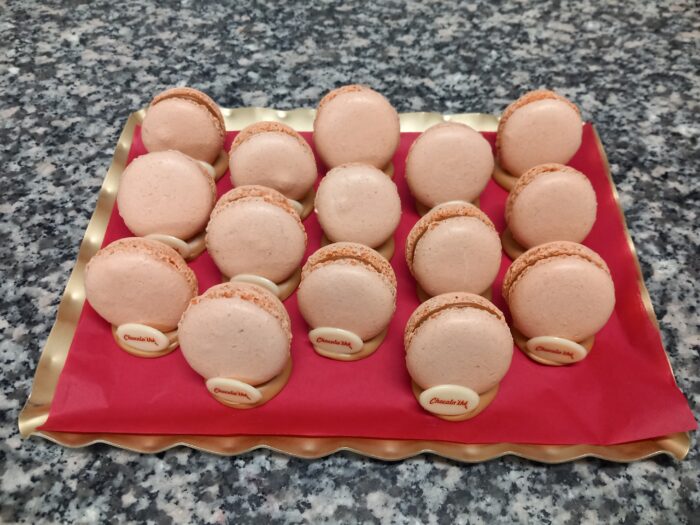 Macaron caramel (mignardises)